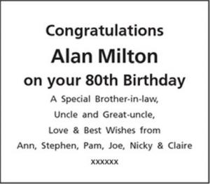 Alan Milton